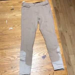 Children’s riding pants- beige size 12 kids
